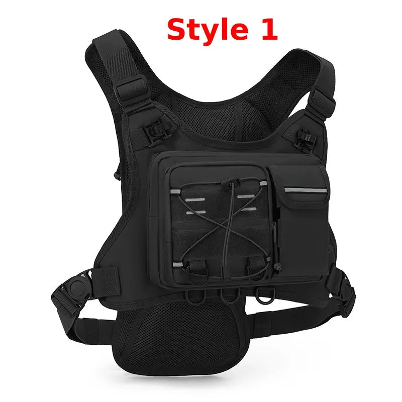 Tactical Running Chest Pack – Outdoor Sports Vest Backpack for Men & Women