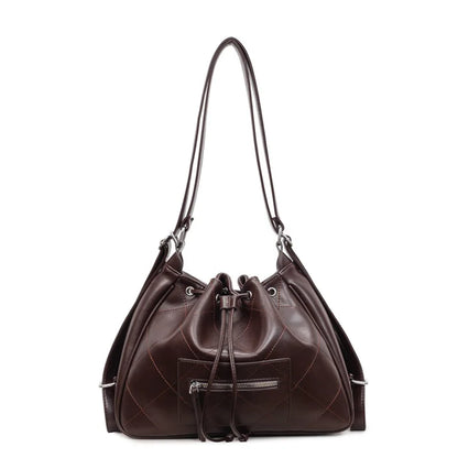 Commuter Tote Bag - Women's Retro Casual Shoulder Backpack