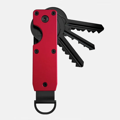 Compact Aluminum Key Organizer Holder – Smart Keychain