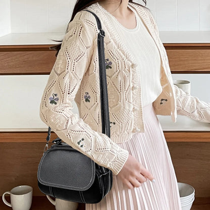 PU Leather Crossbody Bag for Women – Retro Shell Shoulder Bag
