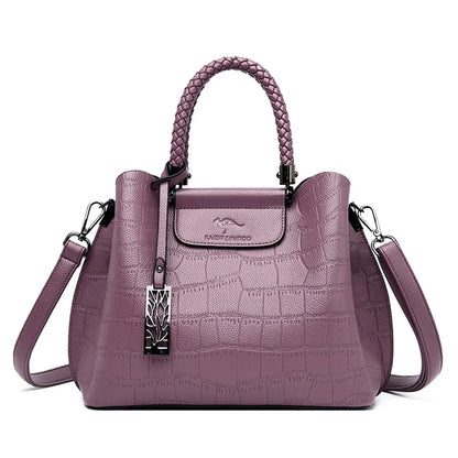Luxury Stone Pattern Women's Handbag Crossbody Shoulder Bag