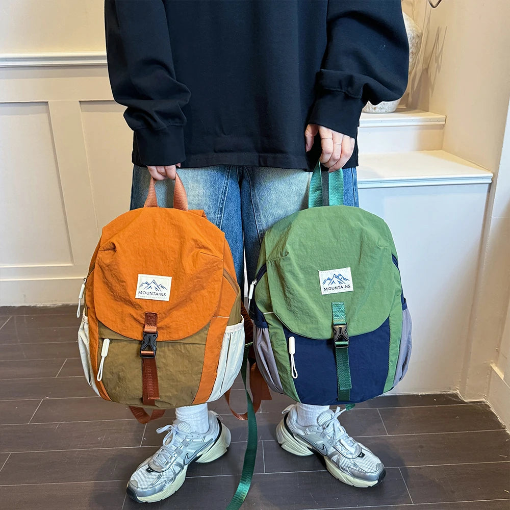 Lightweight Hiking Backpack – Color Block Outdoor Daypack