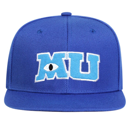 Monsters University MU Embroidered Snapback Baseball Cap