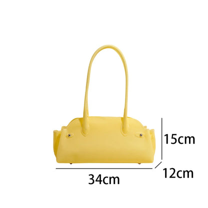 Jelly PVC Shoulder Bag – Women's Large Capacity Dumpling Bag
