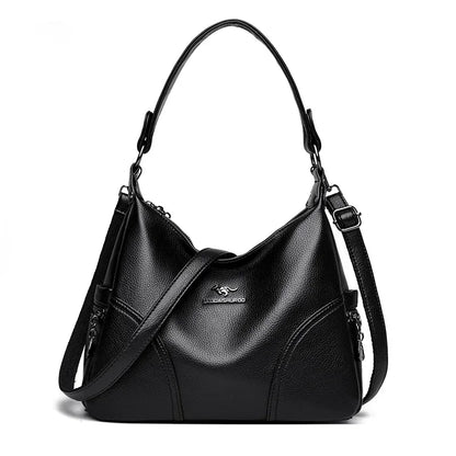 Leather Tote Bag for Women – Large Capacity Shoulder & Crossbody