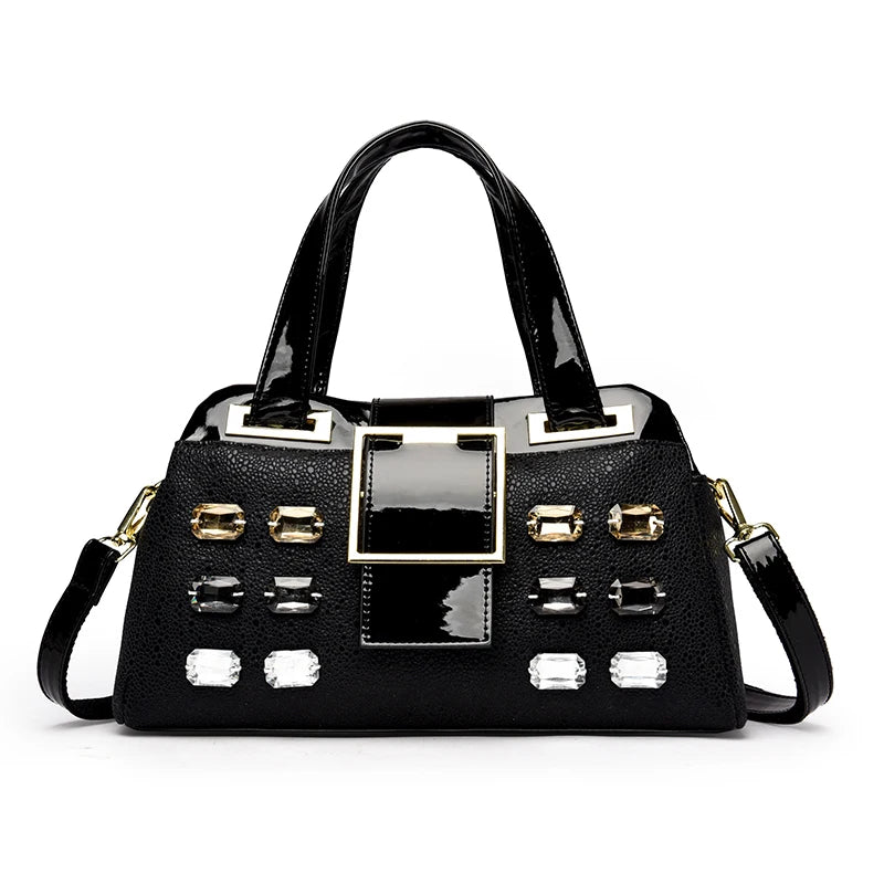 Diamond Embellished Luxury Tote Bag for Women