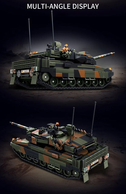 Military Tank MOC Building Blocks Set – 903 Pcs Armored Vehicle Model