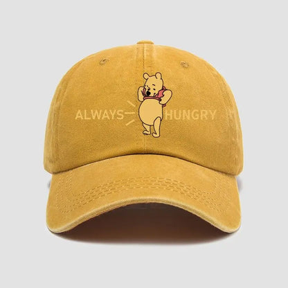 Winnie Pooh Bear Baseball Cap – Cute Anime Sun Hat