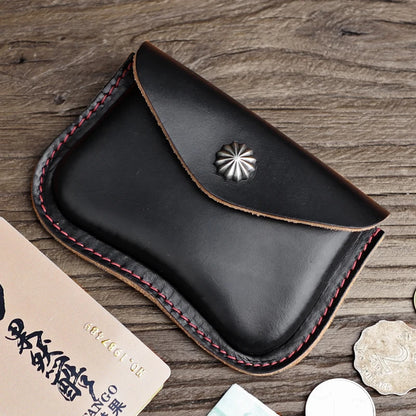 Horween Chromexcel Leather Coin Purse & Card Holder Wallet