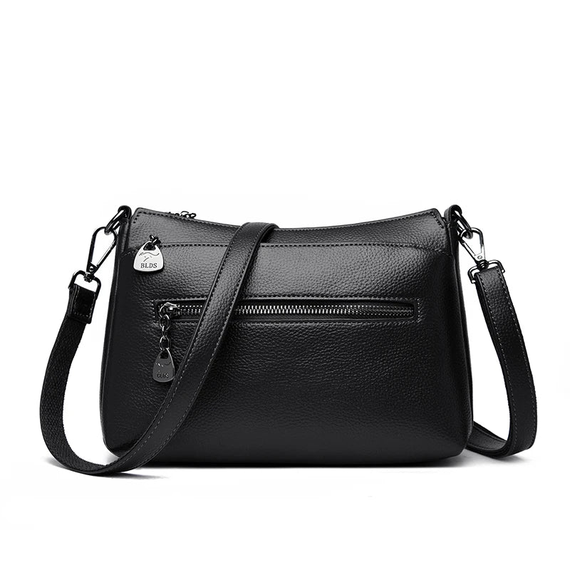 Genuine Leather Crossbody Bag for Women – Luxury Shoulder Handbag