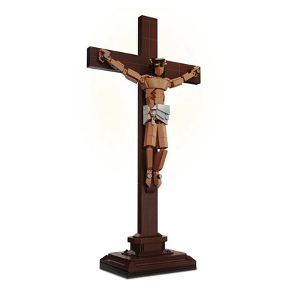 Crucifixion of Jesus Building Blocks Set – 585-Piece Cross MOC Model