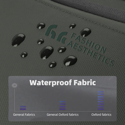 Laptop Backpack for Men, Waterproof Travel Bag with USB Charging Port