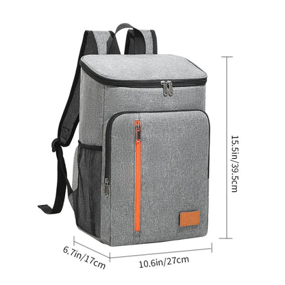 Insulated Cooler Backpack 18L Waterproof Thermal Lunch Bag