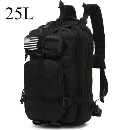 Tactical MOLLE Backpack 25L/50L – Hiking, Camping & Outdoor Rucksack