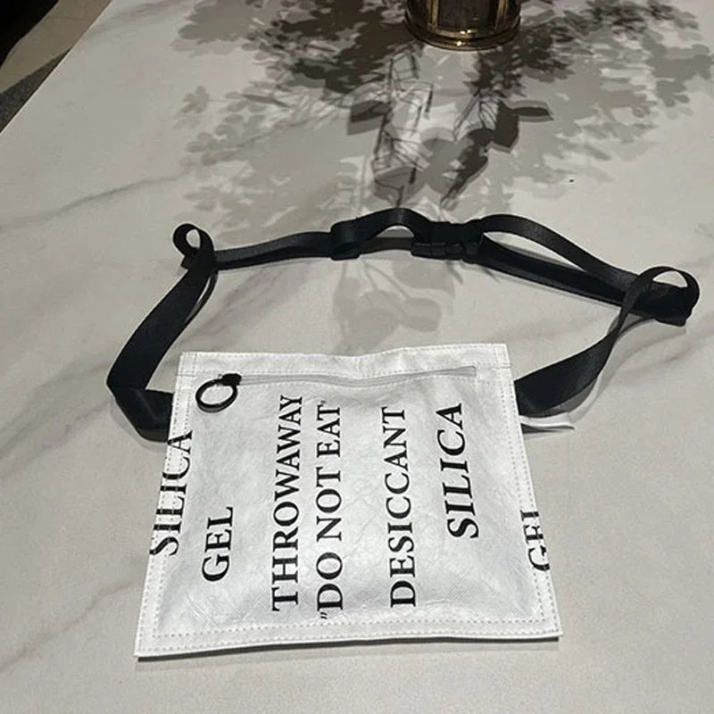 Silica Gel Desiccant Print Crossbody Chest Bag – Novelty Shoulder Purse