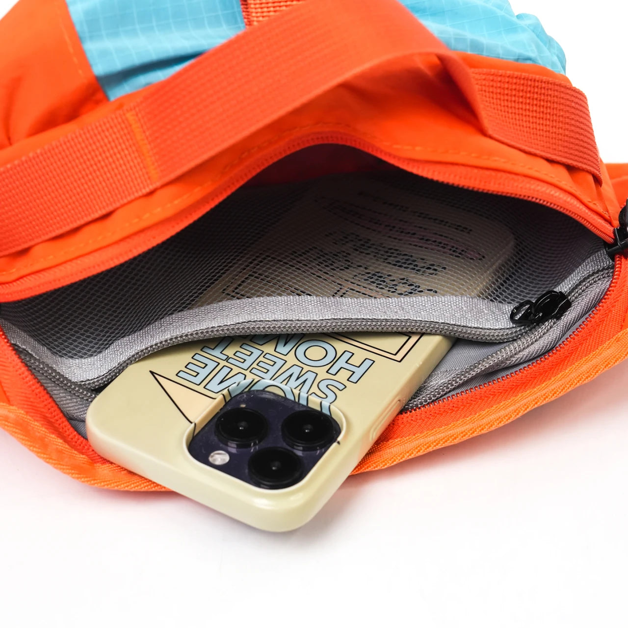Unisex Crossbody Sling Bag with Water Bottle Holder for Hiking