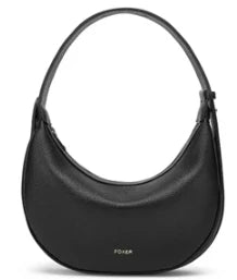 FOXER Brand PU Leather Women's Shoulder Bag 2026 Fashion Lady Crescent Luxury Design Half-moon Handbag Crossbody Bag Girl Gift