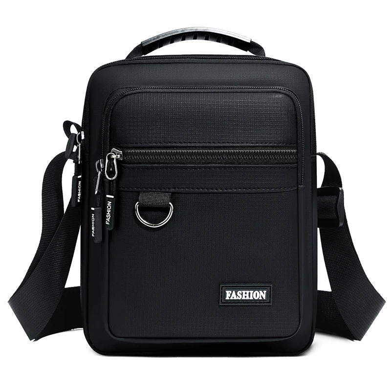 Men's Messenger Shoulder Bag – Lightweight Oxford Crossbody