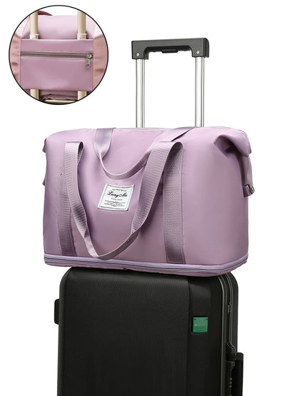Women's Waterproof Travel Duffle Bag – Large Gym Tote