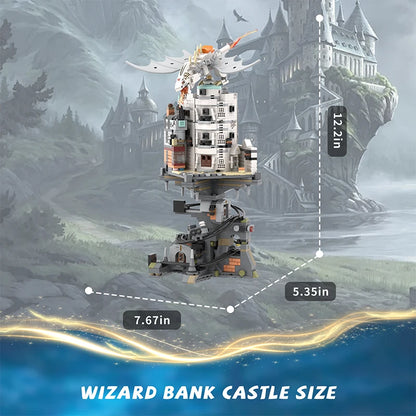 Wizard Tower MOC Building Blocks Set – 1056pcs Magic Dragon Bricks