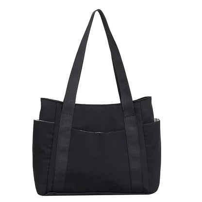 Women's Casual Tote Bag with Zipper & Multiple Pockets