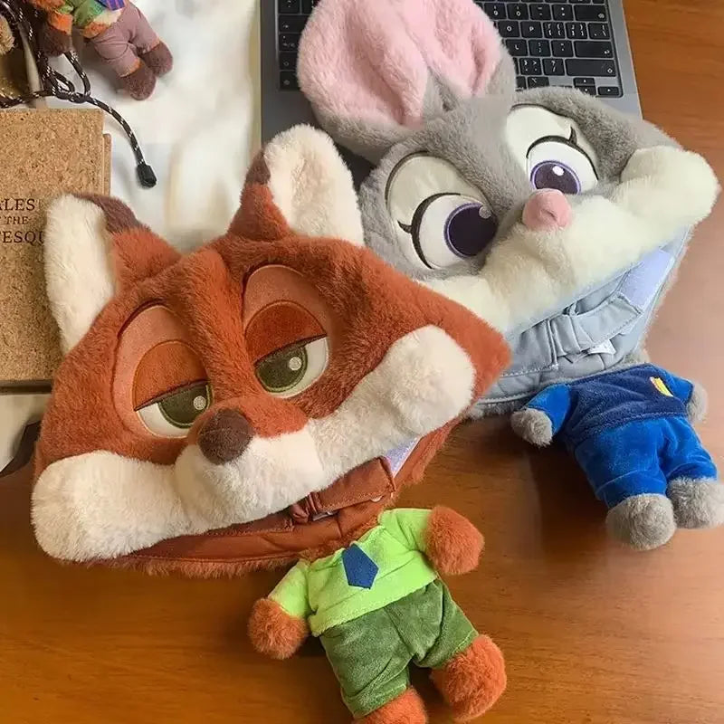 Zootopia Plush Character Hat with Mini Doll – Judy, Nick & More