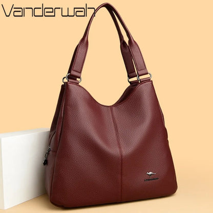 Leather Hobo Bag for Women – Large Shoulder Purse