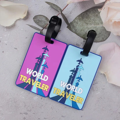 Silicone Luggage Tag – Colorful PVC Travel Bag ID Holder