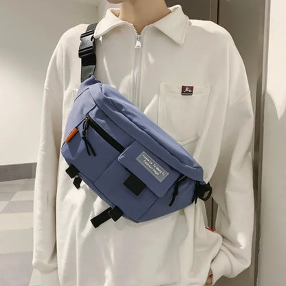 Nylon Chest Pack & Waist Bag – Unisex Outdoor Fanny Pack