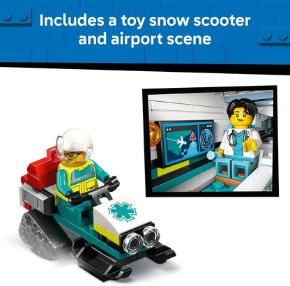 LEGO City 60465 Air Ambulance Rescue Plane Building Set