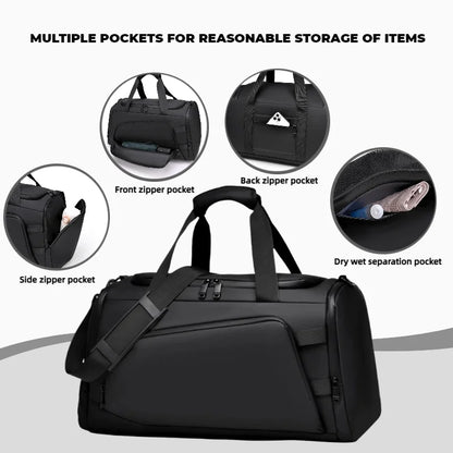 Large Capacity Gym Duffle Bag – Multifunctional Travel & Overnight Bag