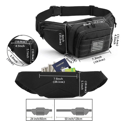 Tactical Fanny Pack – Concealed Carry Gun Holster Waist Bag