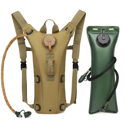 Tactical Hydration Pack – 3L Water Bladder Backpack for Running & Cycling