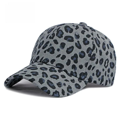 Leopard Print Corduroy Baseball Cap – Unisex Snapback Hat