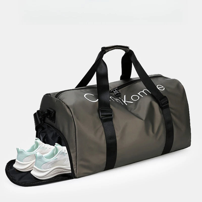 Waterproof Gym Duffle Bag with Shoe Compartment – Large Capacity Sports Bag