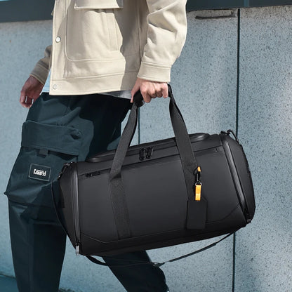 Oxford Duffel Bag Large Capacity Sports & Travel Gym Bag with Shoe Compartment