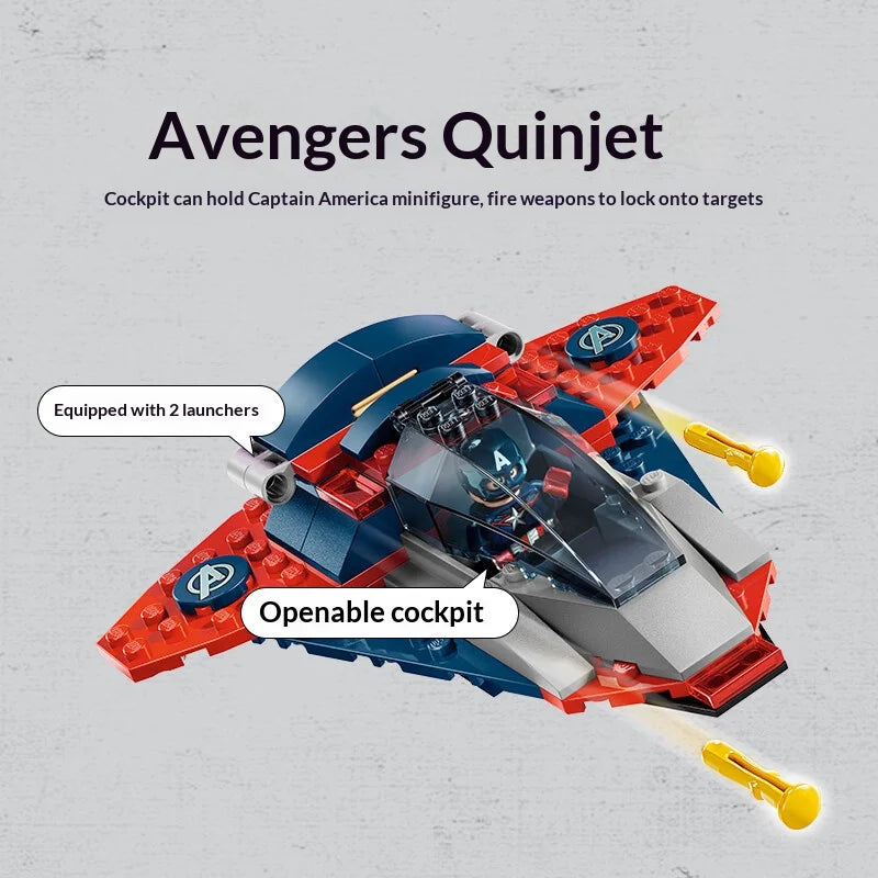 LEGO Marvel 76319 Captain America vs. Thanos Building Set