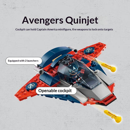 LEGO Marvel 76319 Captain America vs. Thanos Building Set