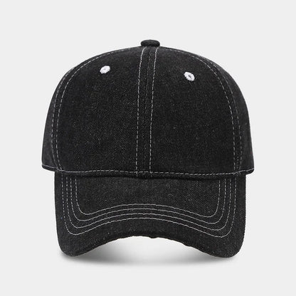 Denim Baseball Cap – Unisex Snapback Sun Visor Hat
