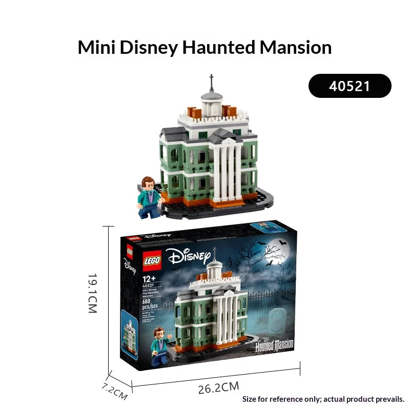 LEGO Disney 40521 Mini Haunted Mansion – Desktop Decor Building Set