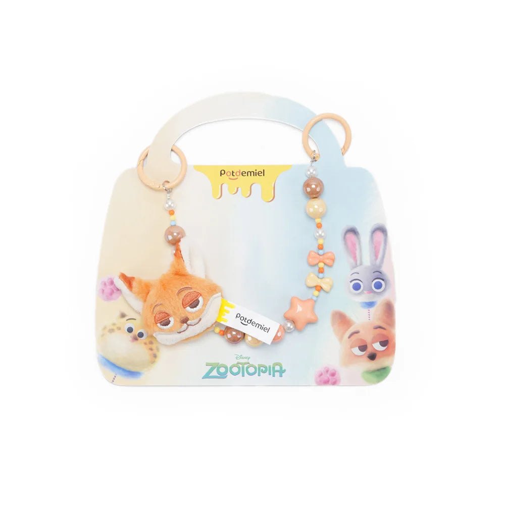 Zootopia Plush Keychain Doll – Cute Bag Charm Pendant
