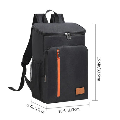 Insulated Cooler Backpack 18L Waterproof Thermal Lunch Bag
