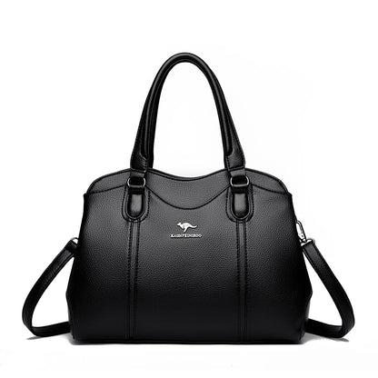 Soft Leather Tote Bag for Women – Luxury Shoulder & Crossbody Handbag