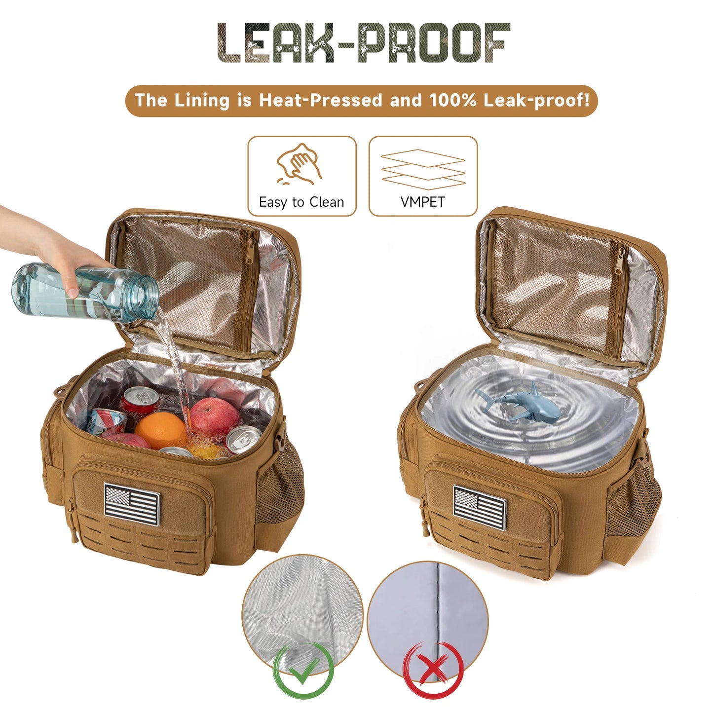 Tactical Lunch Box for Men – Insulated Heavy Duty Work Bag