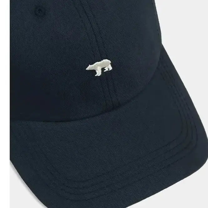 Summer Versatile Polar Bear Embroidered Baseball Cap Large Brim Small Face Unisex Duckbill Cap Both