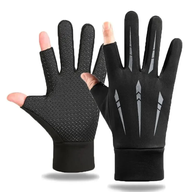 Winter Waterproof Men's Gloves – Windproof, Touchscreen & Non-Slip