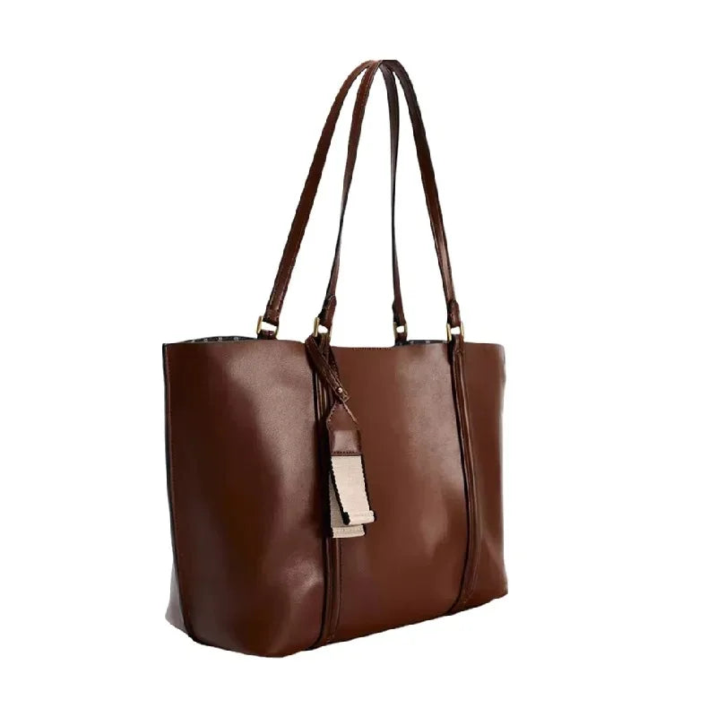 Large Capacity Luxury PU Leather Tote Bag for Women