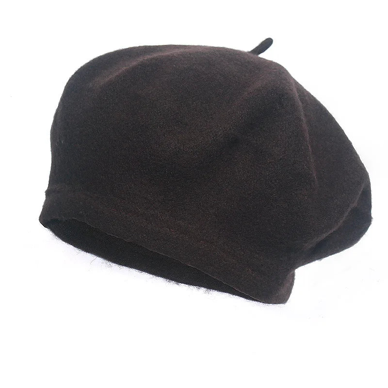 Wool Beret Hat – French Painter Style for Women & Girls