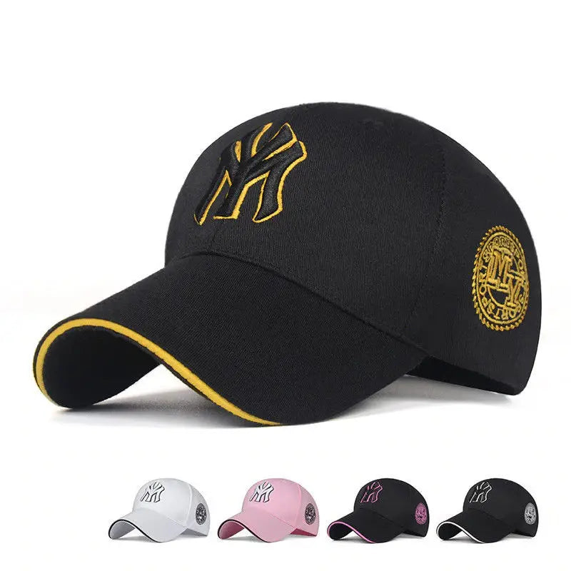 NY Embroidery Baseball Cap – Unisex Cotton Snapback Hat