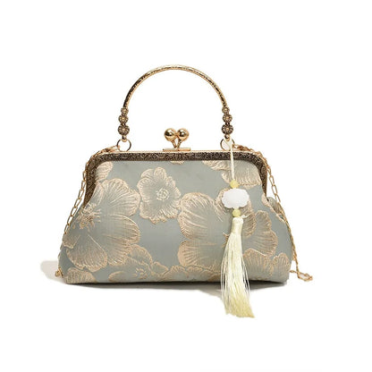 Chinese Style Embroidered Clutch Bag – Elegant Retro Evening Handbag